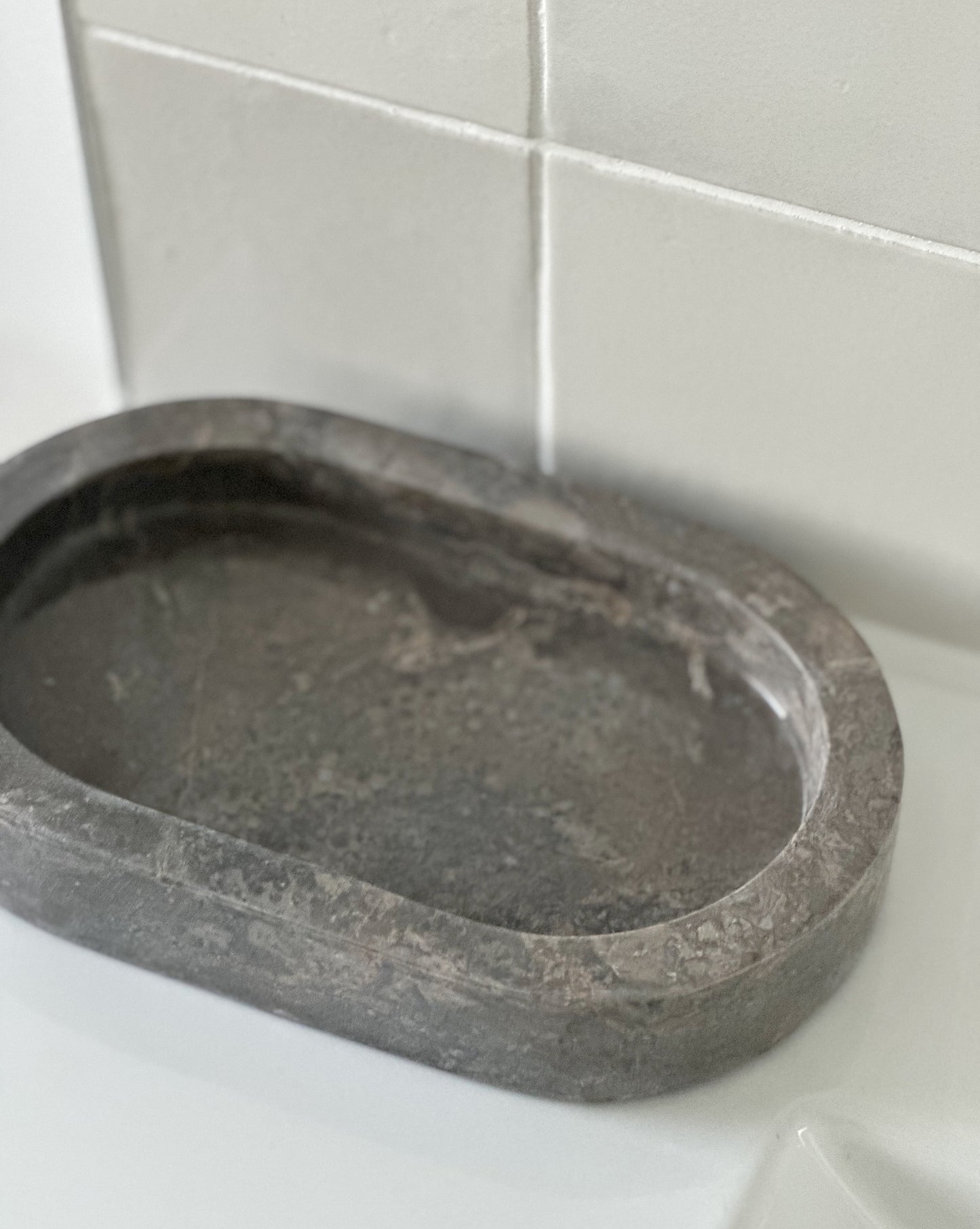 OVAL STONE TRAY