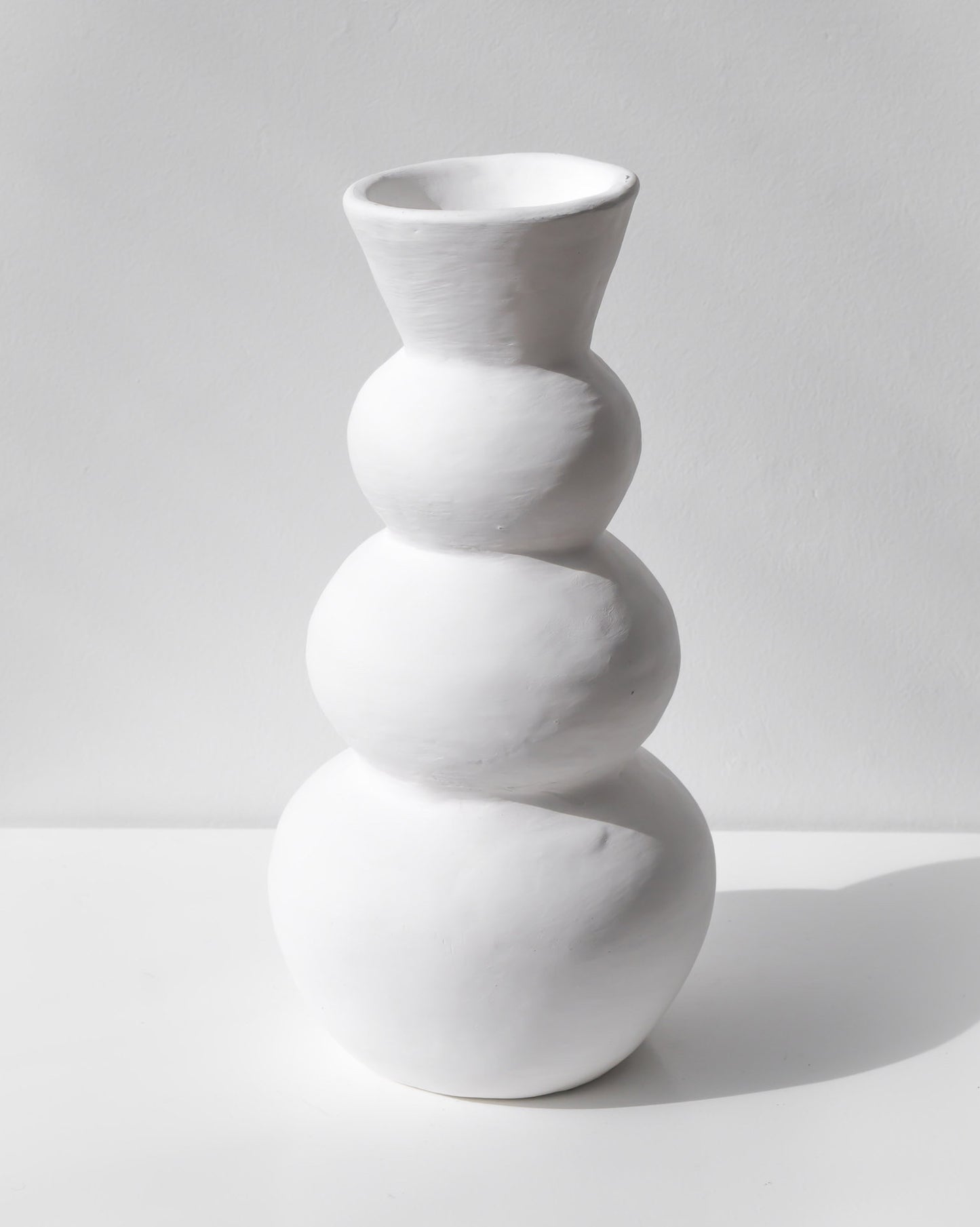 TERRACOTTA VASE TRIPLE BUBBLE