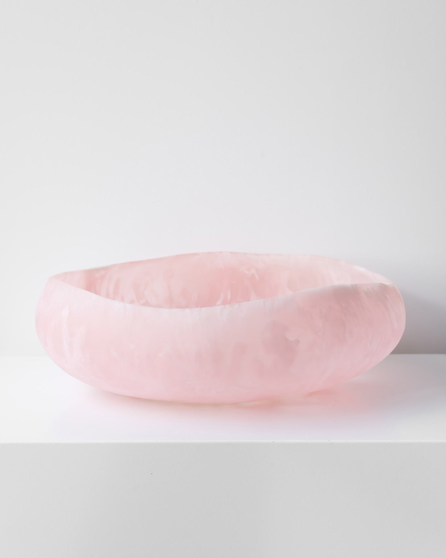 RESIN SALAD BOWL PINK