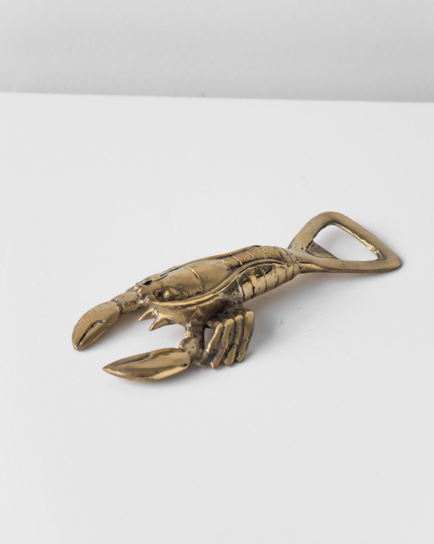 BRASS LOBSTER BOTTLE OPENER