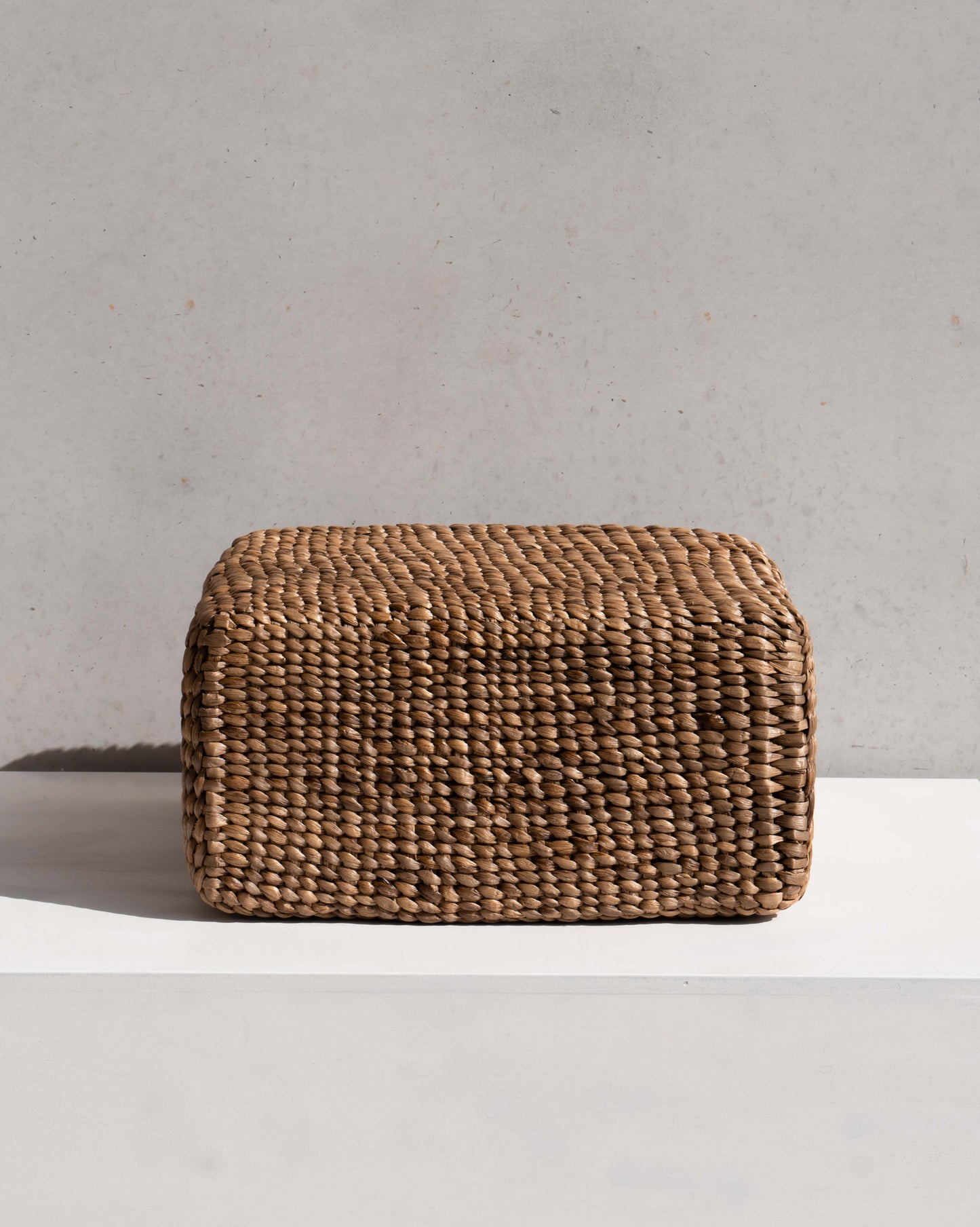 NATURAL WOVEN OTTOMAN