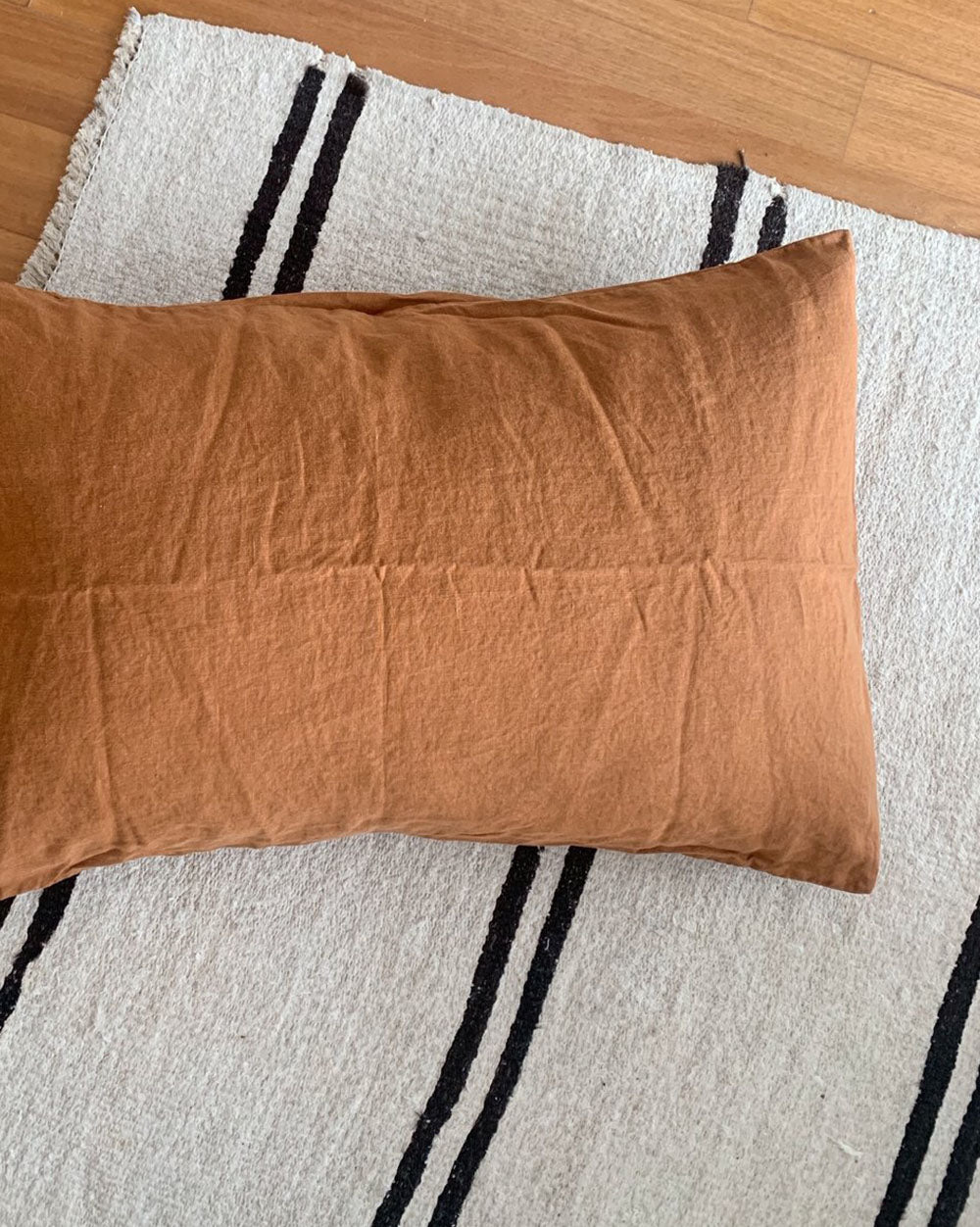 LINEN PILLOWSLIP SET TOBACCO