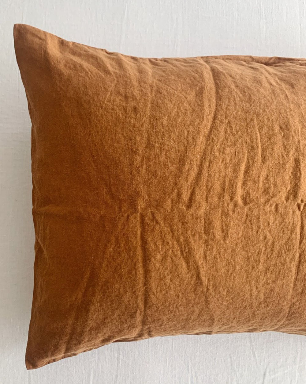 LINEN PILLOWSLIP SET TOBACCO