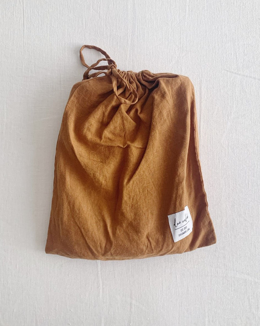 LINEN PILLOWSLIP SET TOBACCO