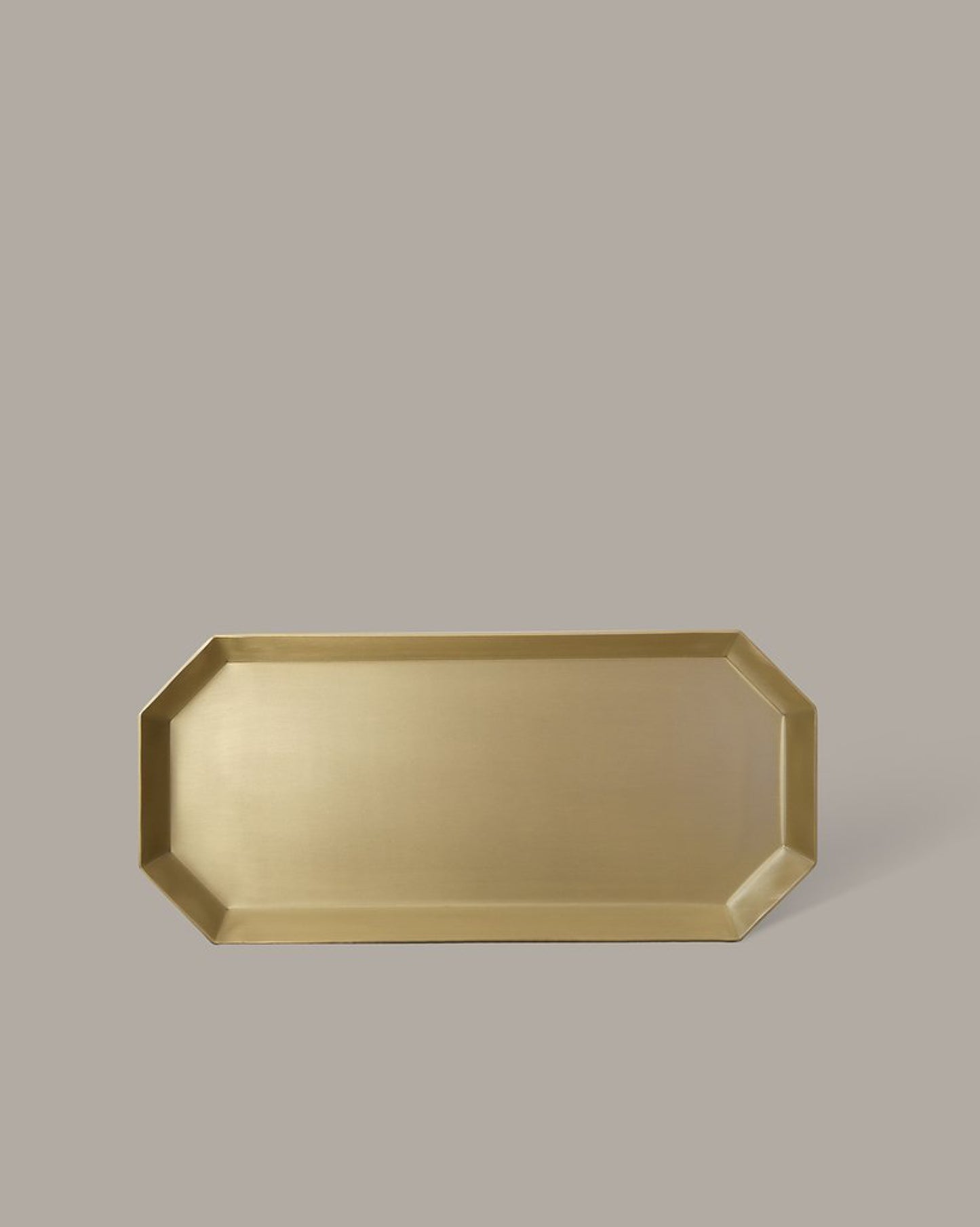 HEXA BRASS TRAY