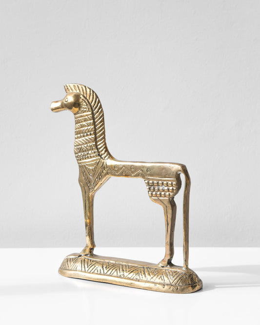 BRASS EGYPTIAN HORSE