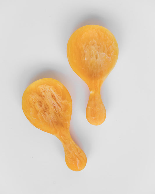 MINI RESIN SALAD SERVERS MARIGOLD