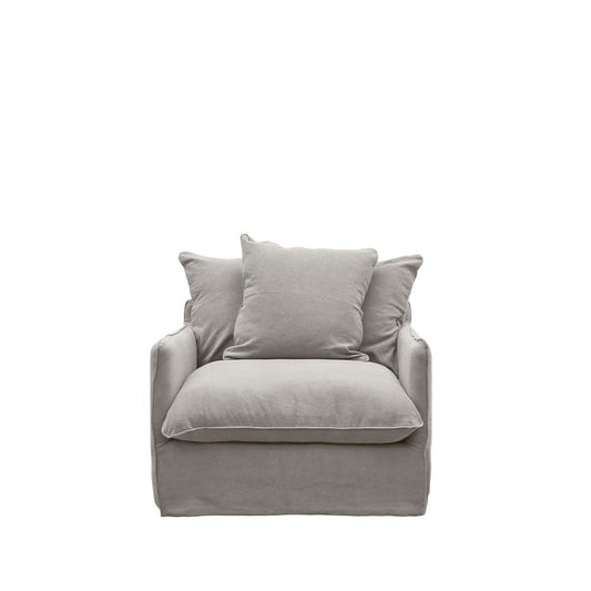 MARLOW ARMCHAIR - CEMENT