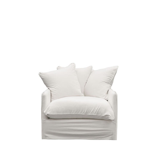 MARLOW ARMCHAIR - WHITE