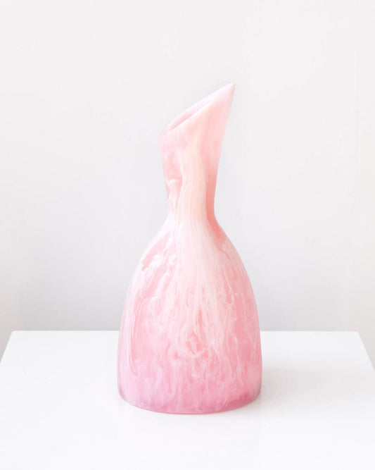 RESIN NEPTUNE VASE PINK
