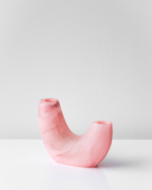 RESIN LOWE VASE PINK