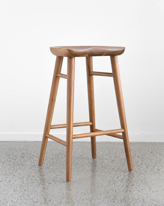 TEAK BARSTOOL