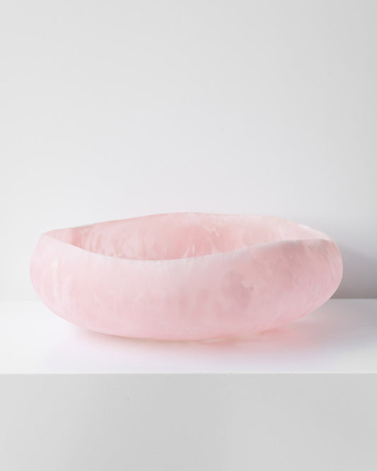 RESIN SALAD BOWL PINK