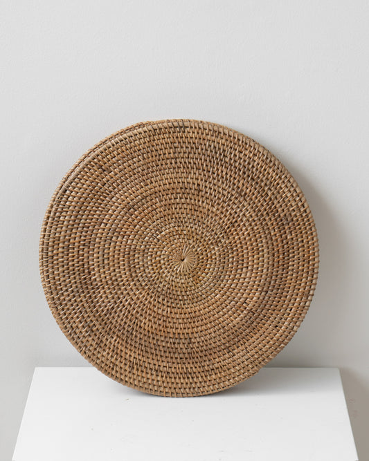 ROUND RATTAN PLACEMAT - SET OF 4
