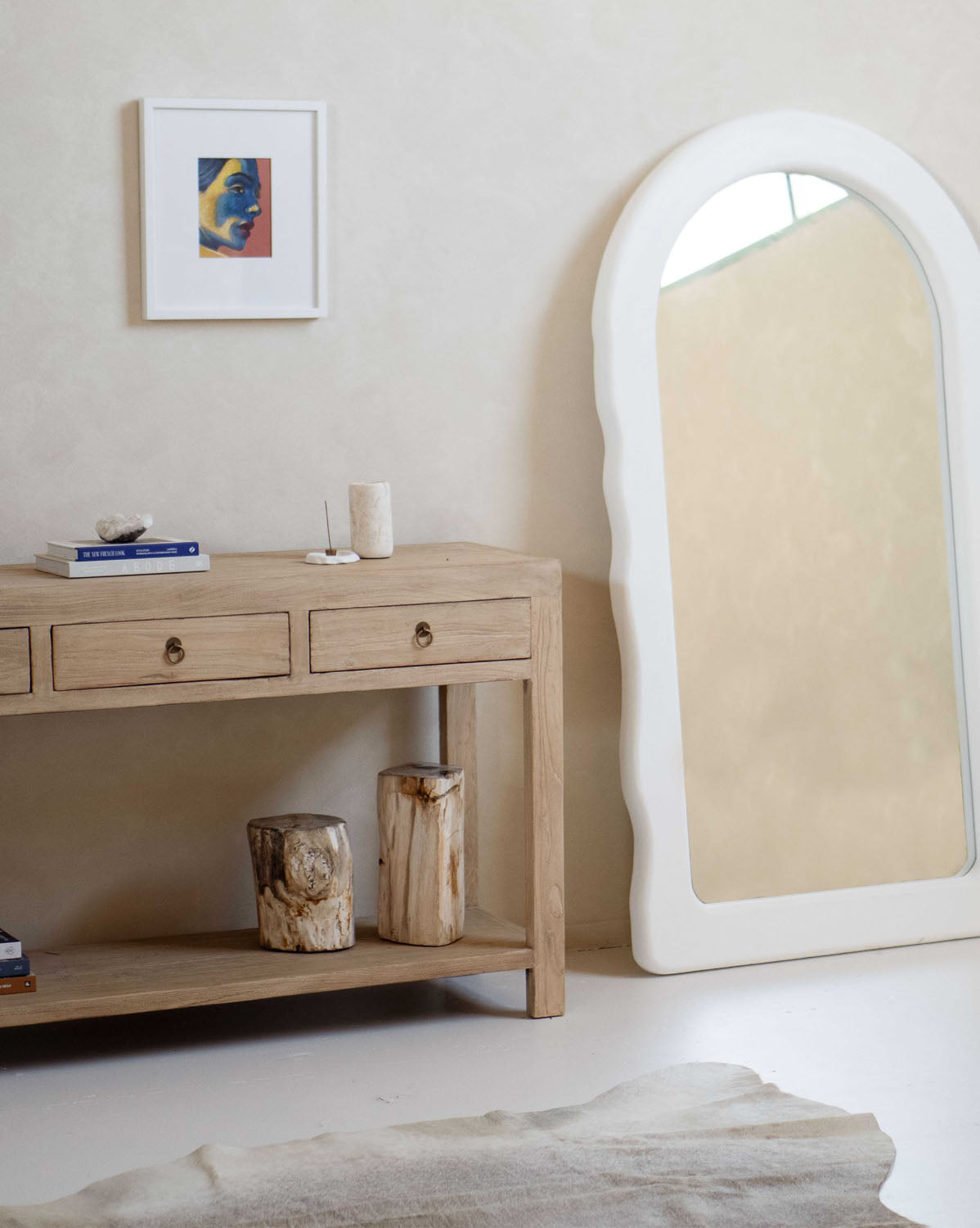 ELM THREE DRAWER CONSOLE