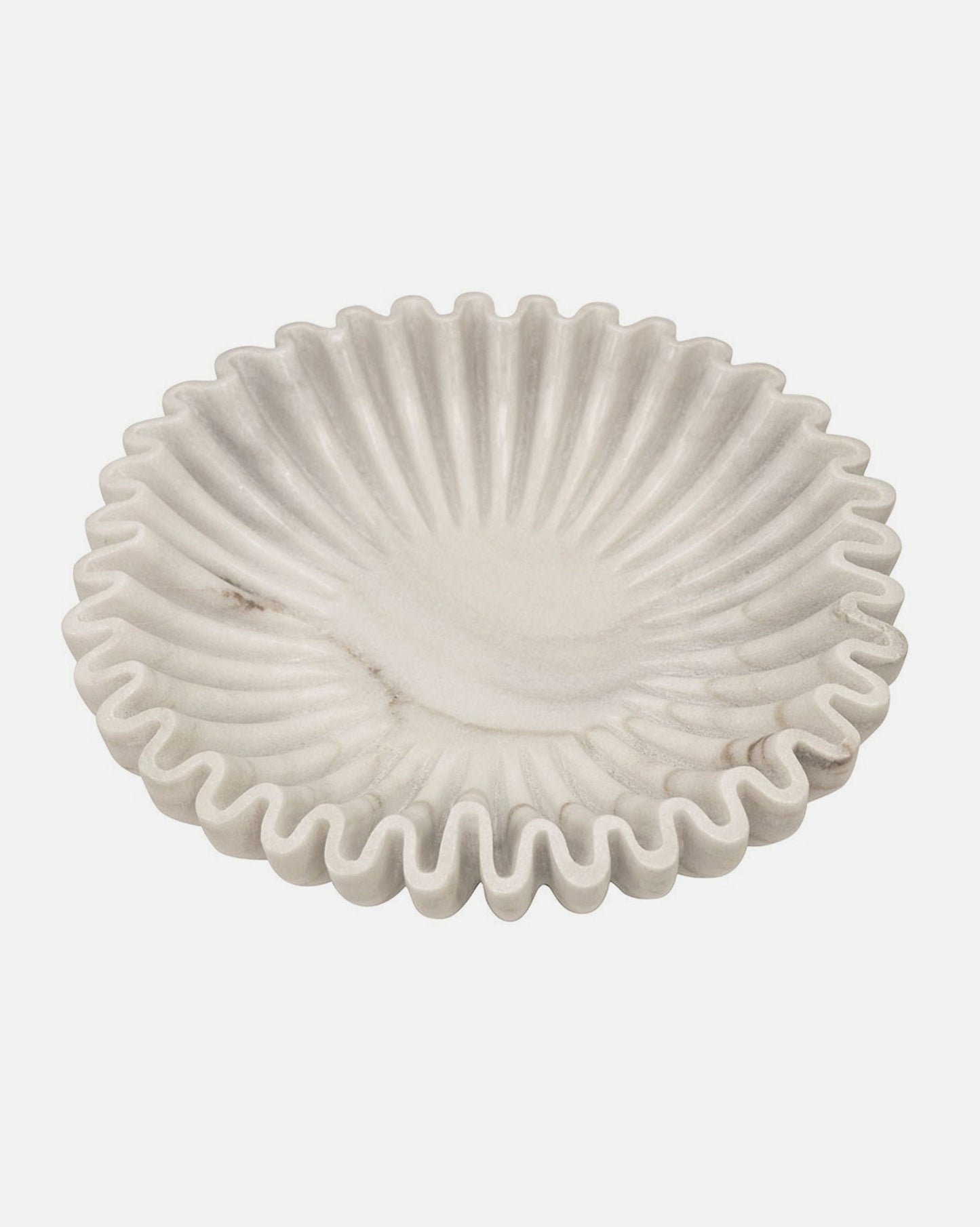 PLEATED MARBLE BOWL