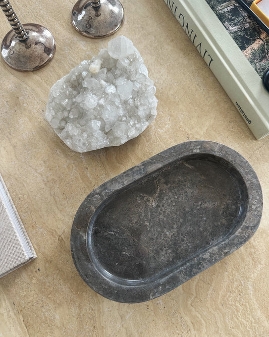 OVAL STONE TRAY