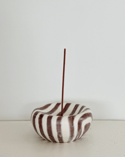 MILO STRIPED INCENSE HOLDER