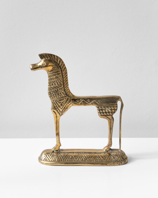 BRASS EGYPTIAN HORSE