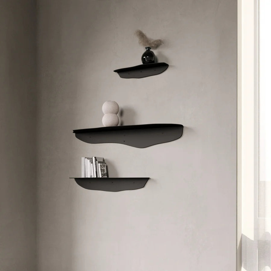 FOLD WAVY SHELF 550 BLACK