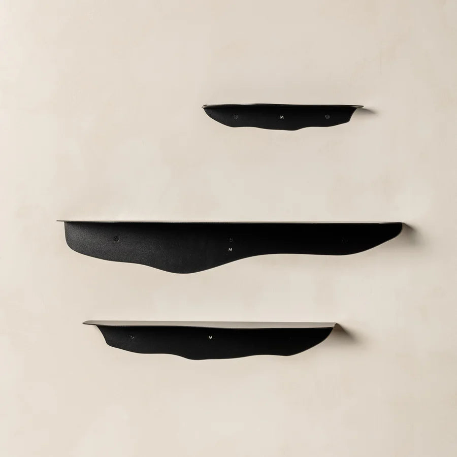 FOLD WAVY SHELF 550 BLACK