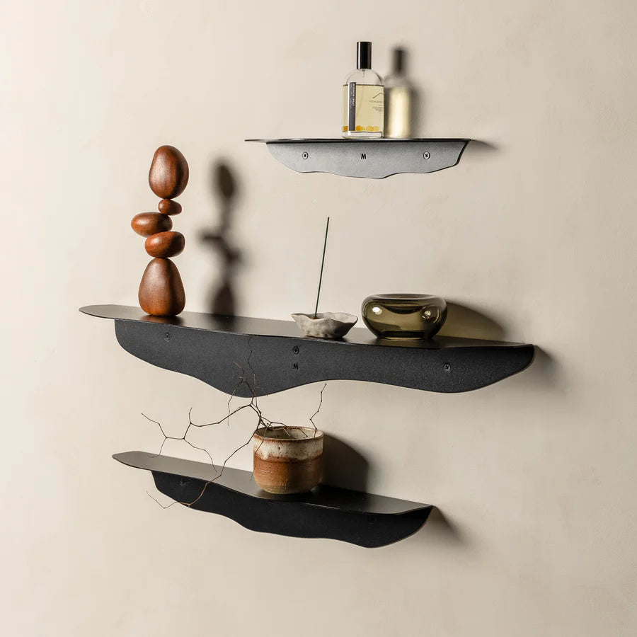 FOLD WAVY SHELF 550 BLACK