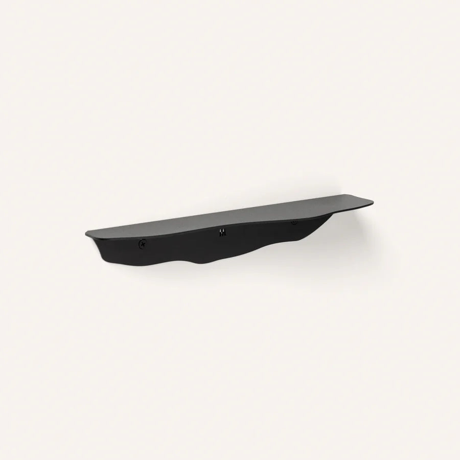 FOLD WAVY SHELF 350 BLACK