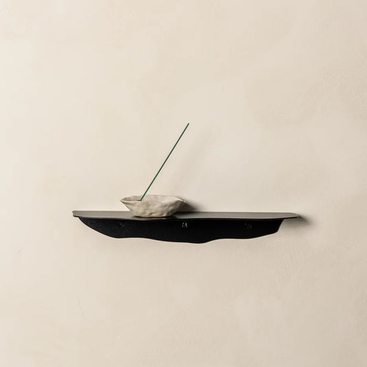 FOLD WAVY SHELF 350 BLACK