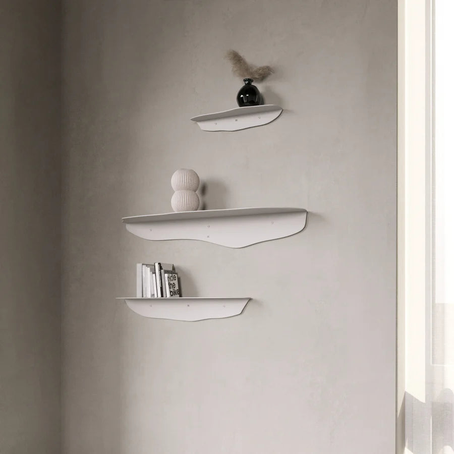 FOLD WAVY SHELF 350 WHITE