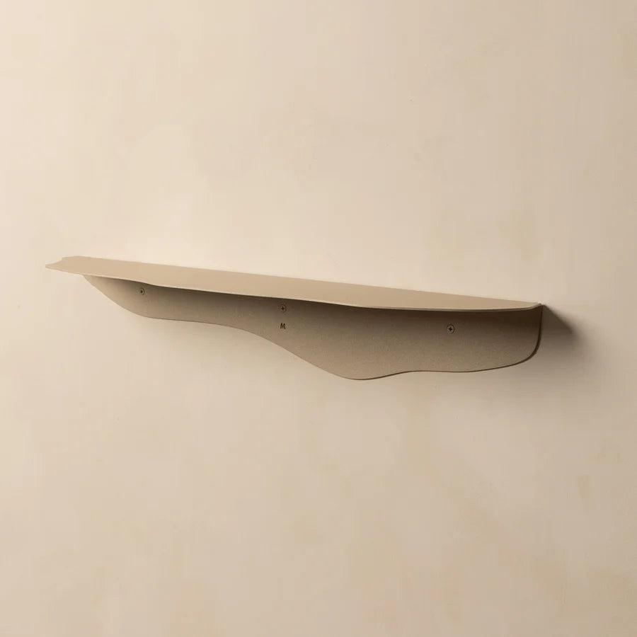 FOLD WAVY SHELF 750 LIMESTONE