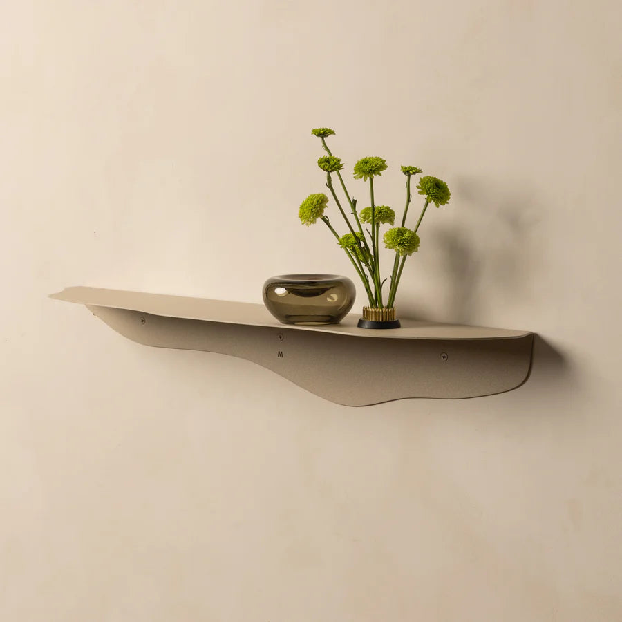 FOLD WAVY SHELF 750 LIMESTONE