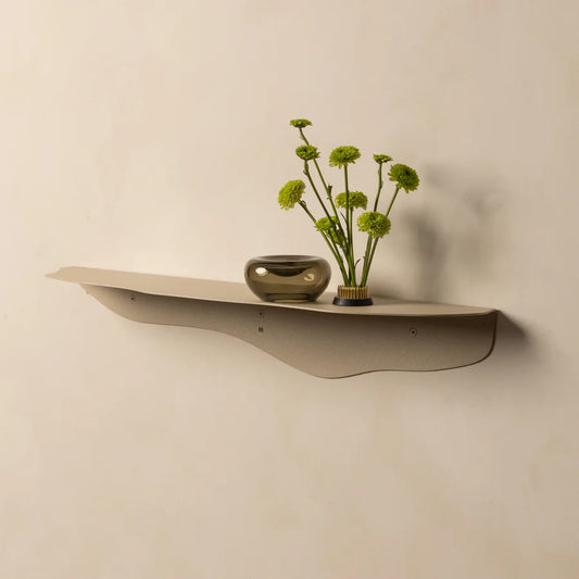 FOLD WAVY SHELF 750 LIMESTONE