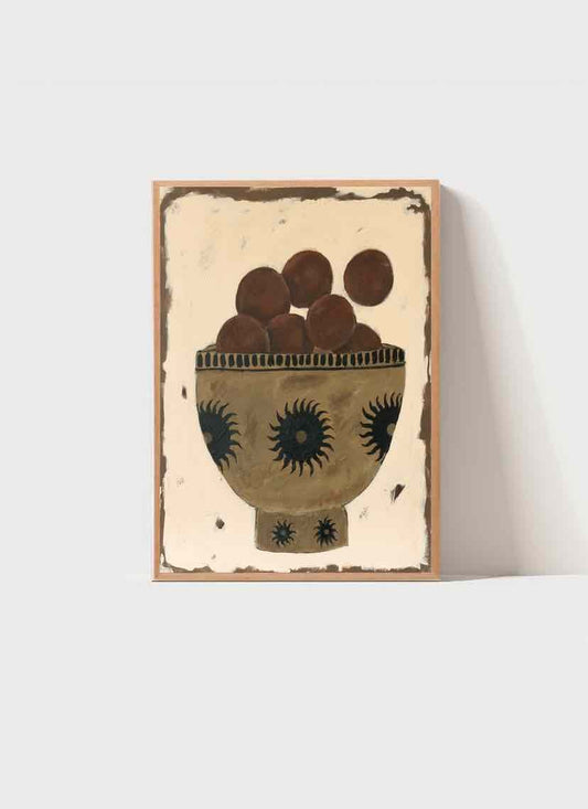 BLOOD ORANGE BLOCK - LIMITED EDITION PRINT