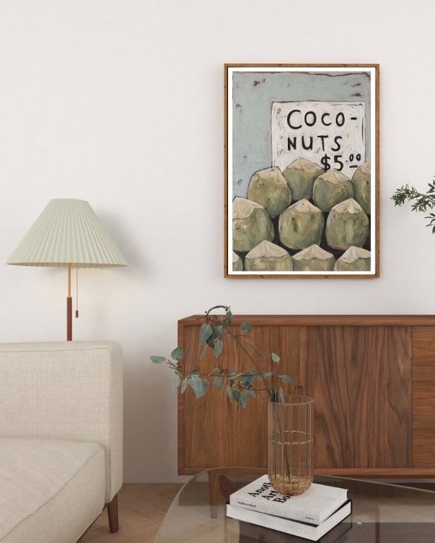 FIVE DOLLAR COCONUTS - LIMITED EDITION PRINT