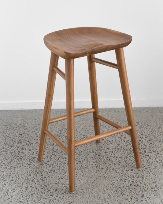 TEAK BARSTOOL