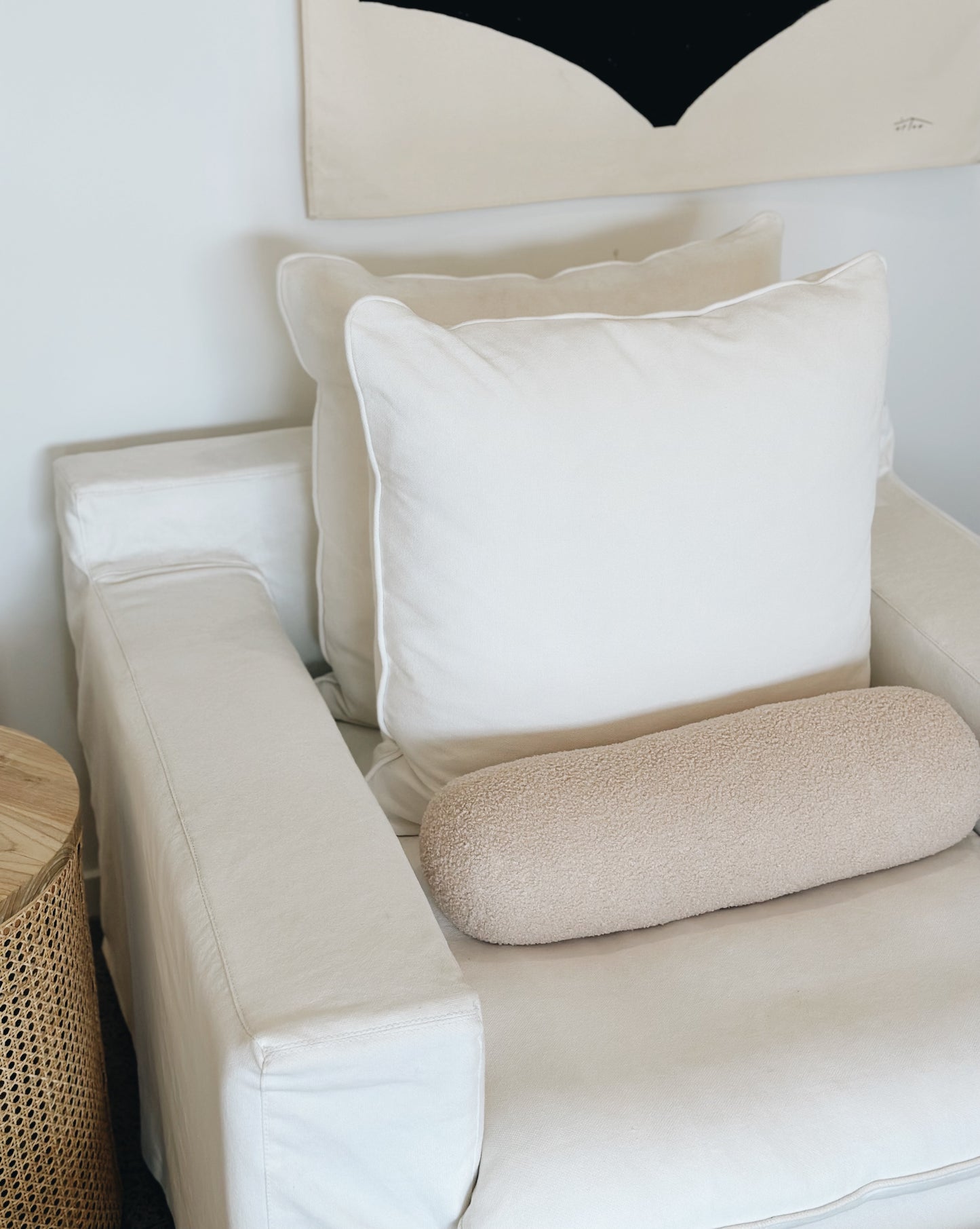 BOUCLE BOLSTER