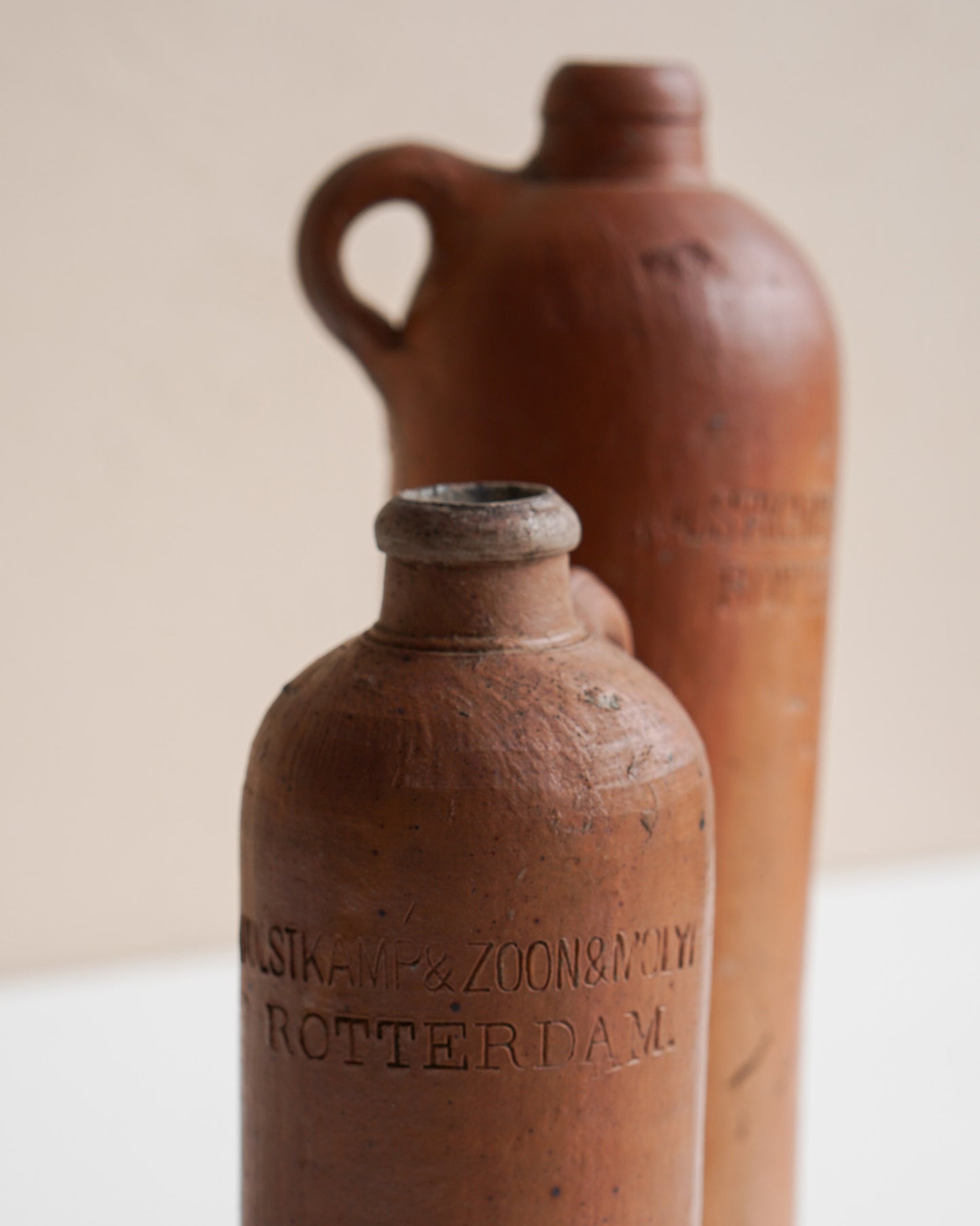 VINTAGE TERRACOTTA BOTTLE LARGE