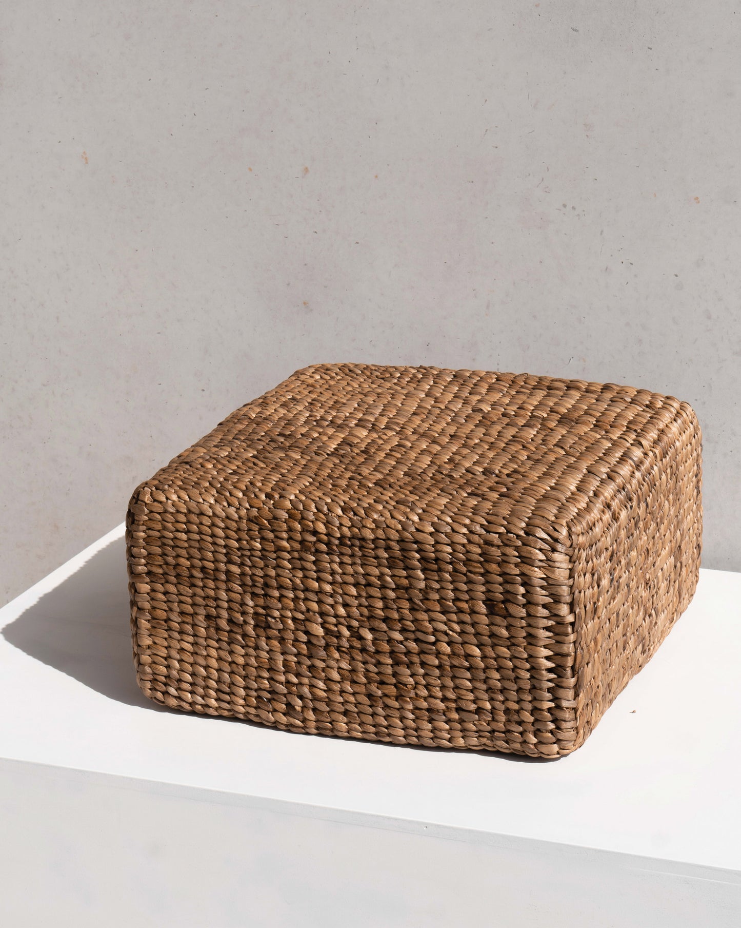 NATURAL WOVEN OTTOMAN