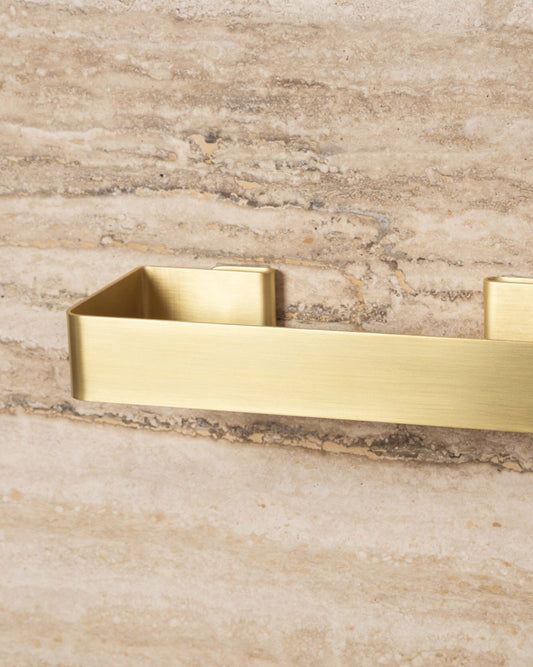 FOLD HAND TOWEL HOLDER BRASS