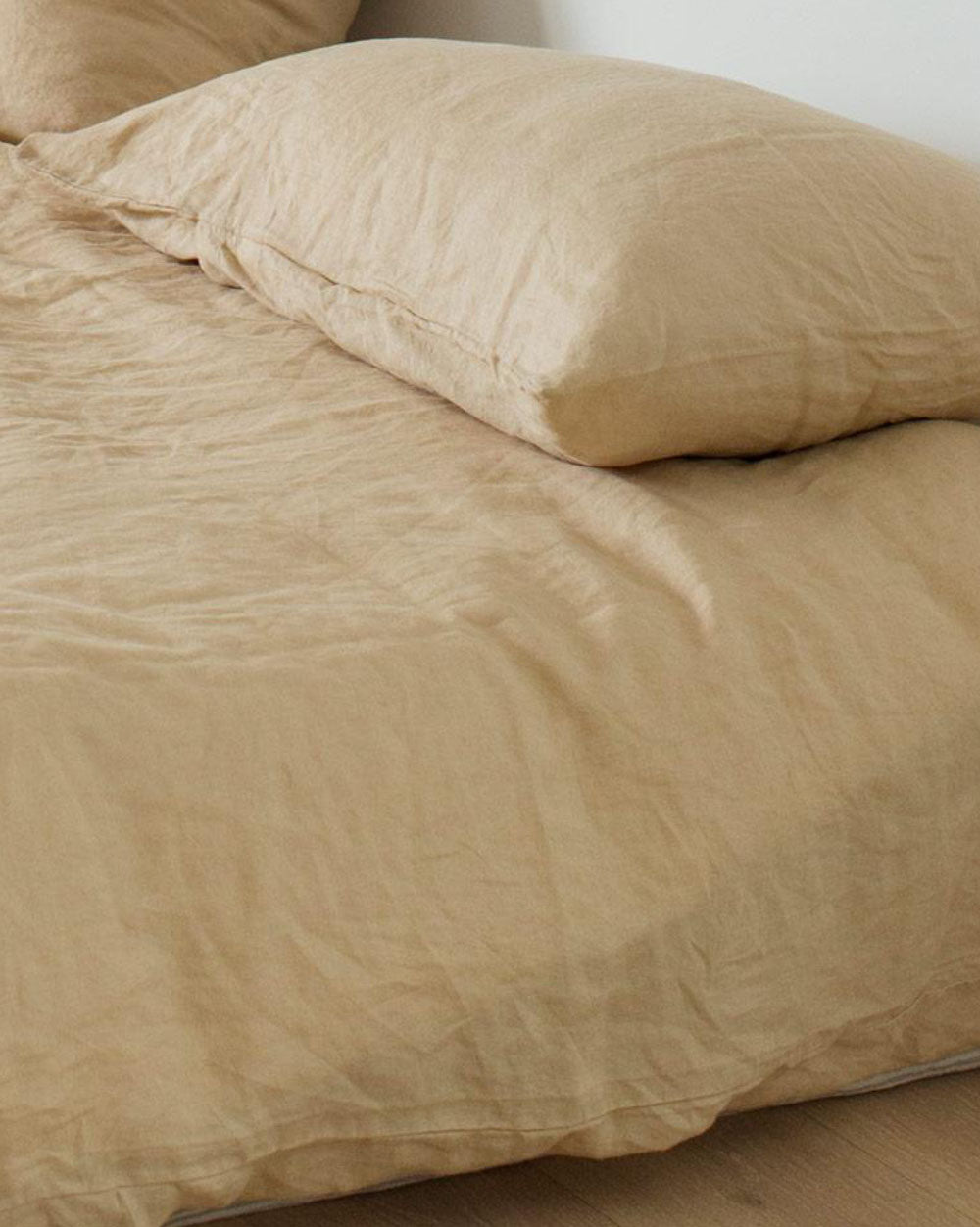 LINEN DUVET SET SAND - KING