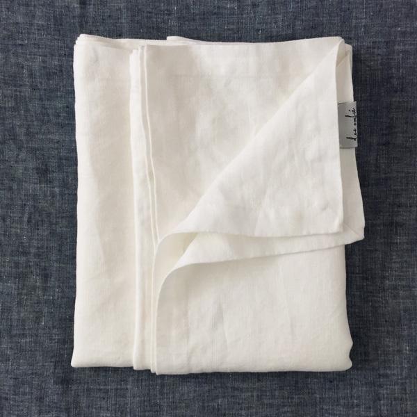 LINEN TABLECLOTH WHITE