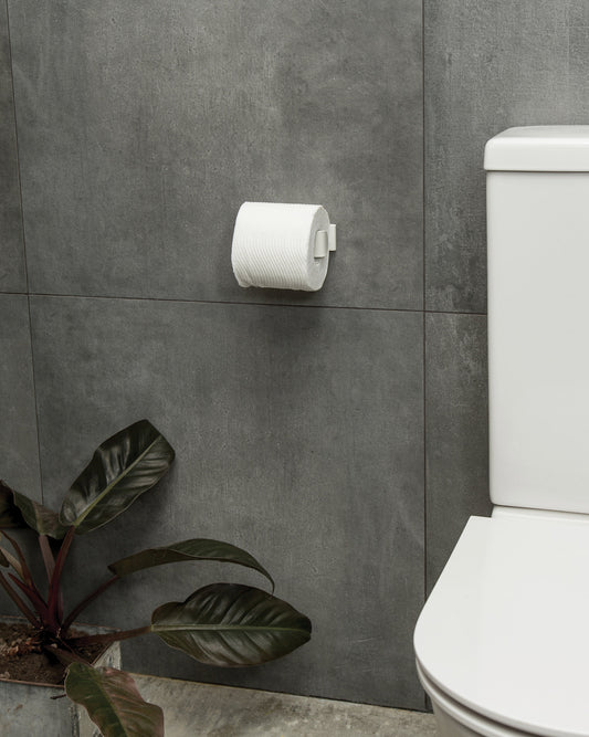 FOLD TOILET ROLL HOLDER WHITE