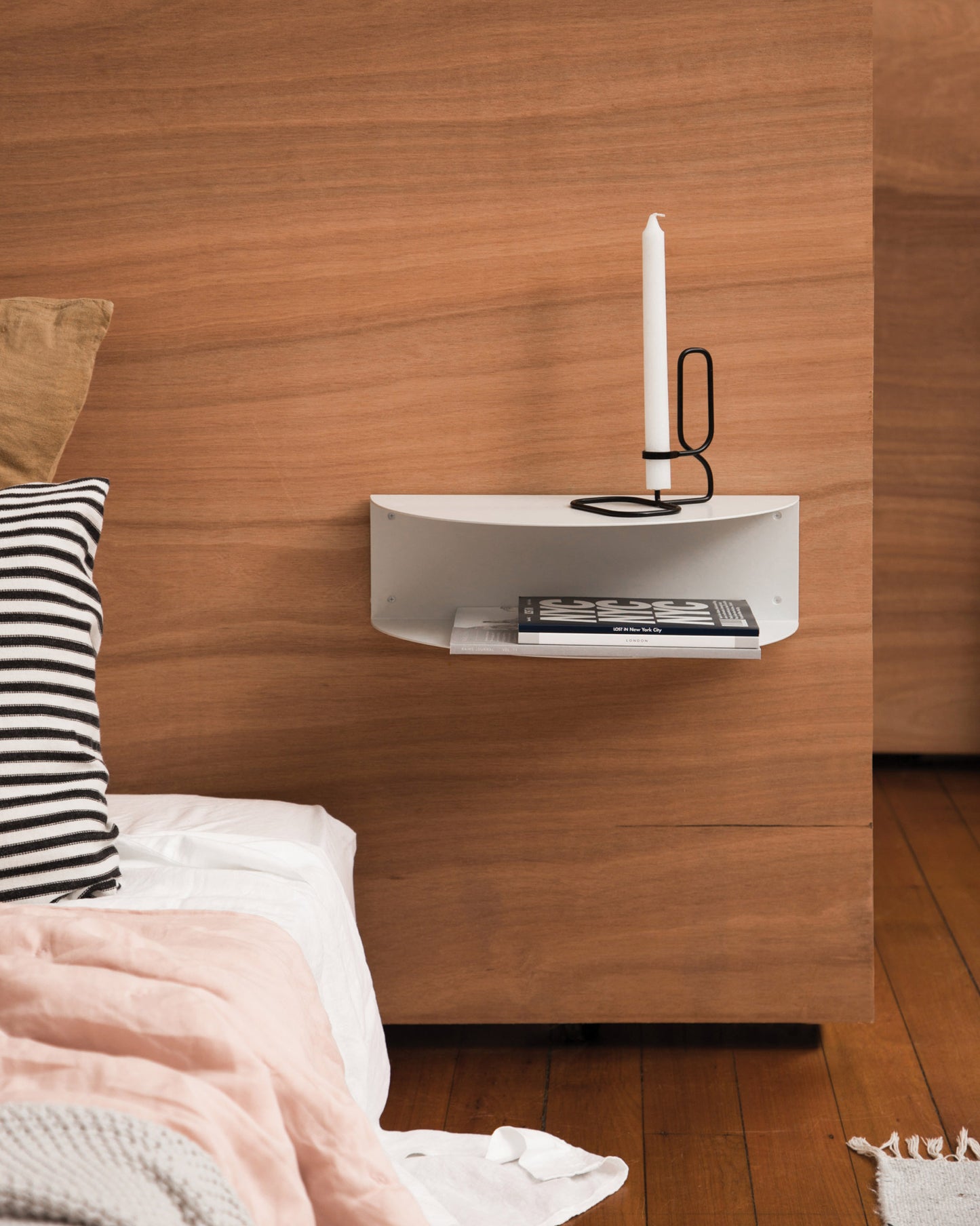 FOLD BEDSIDE WHITE