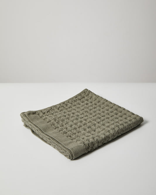 WAFFLE HAND TOWEL KHAKI