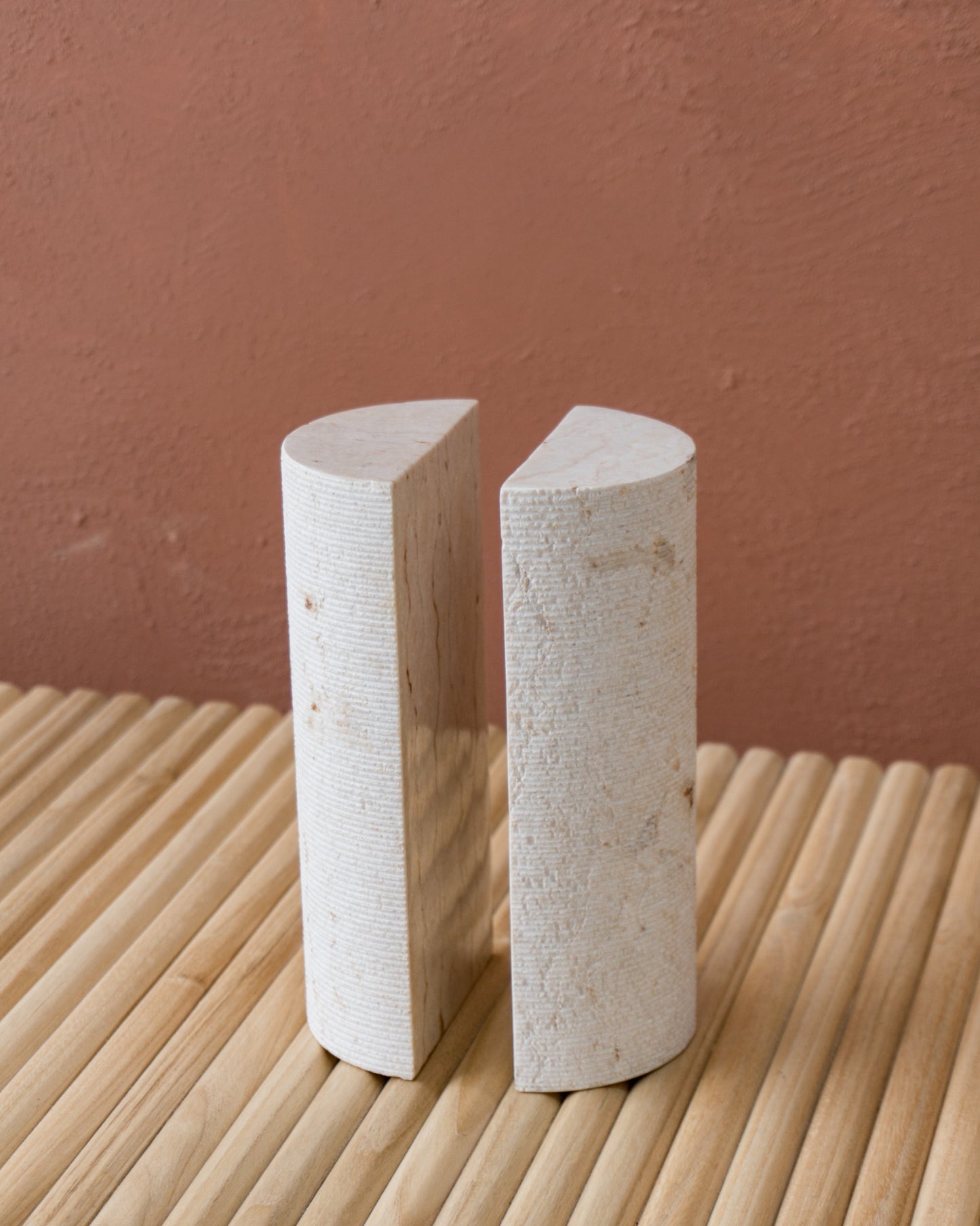 MARBLE BOOKENDS