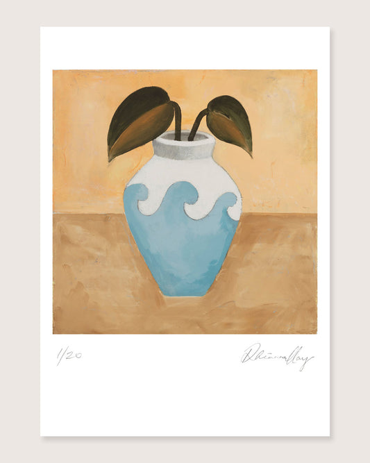 Wave Vase Print