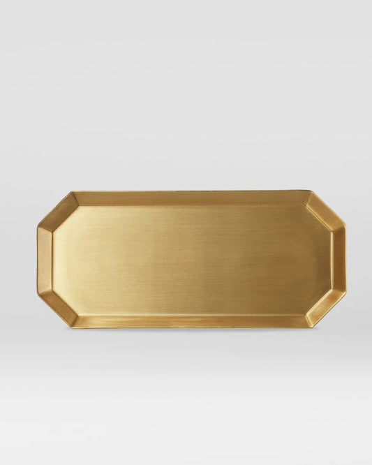 HEXA BRASS TRAY