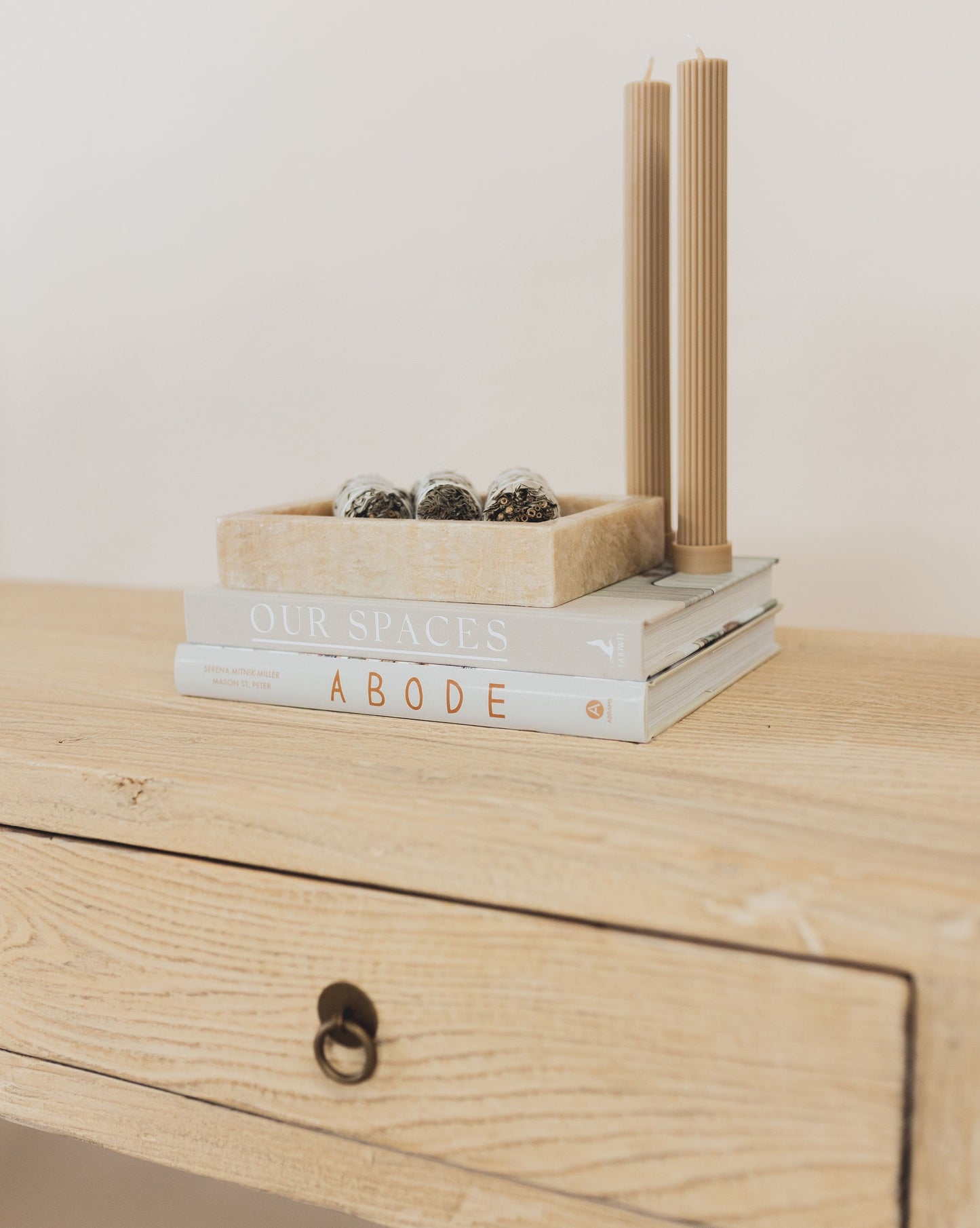 ELM THREE DRAWER CONSOLE