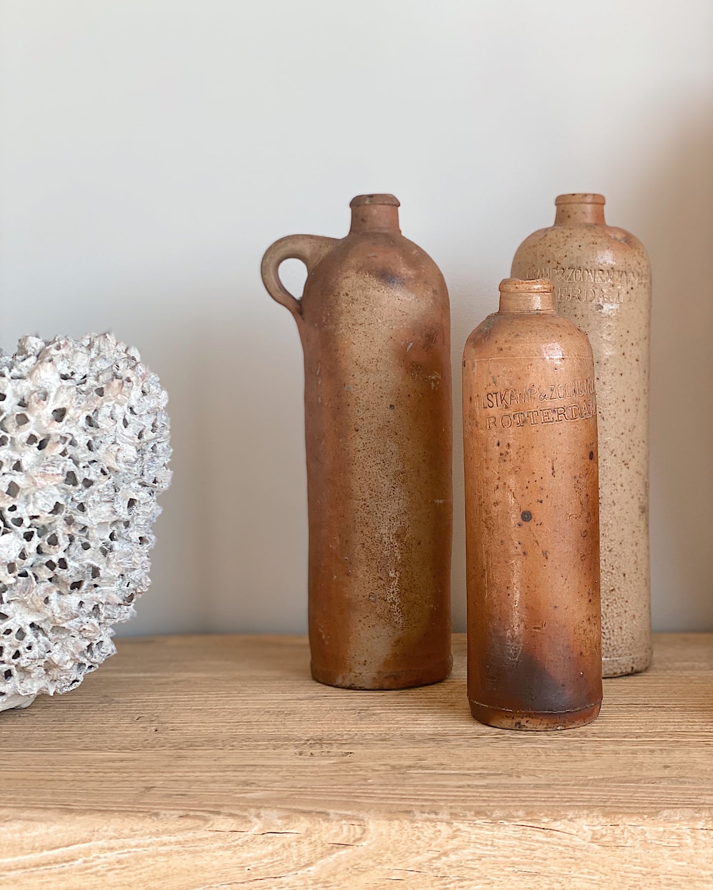 VINTAGE TERRACOTTA BOTTLE LARGE