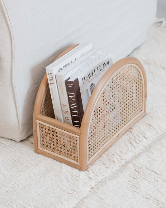 RATTAN BOOK STAND